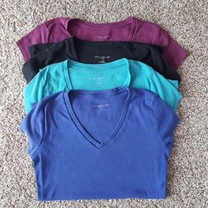 Maternity v-neck shirts, Bundle of 4 pcs